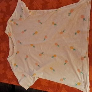 Loft Pineapple Tee Sz L